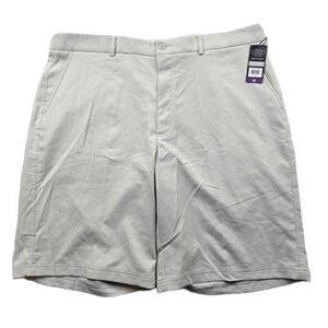 Kirkland Signature Golf Shorts Mens 40 Stone Gray Performance Stretch NEW